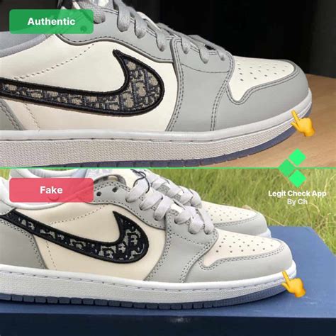 fake dior jordon 1s|dior jordan 1 low false.